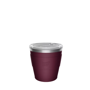 KeepCup PRESS FIT Thermal Quicksip 6oz/177ml Coffee Cup CLARK MERLOT (PURPLE)